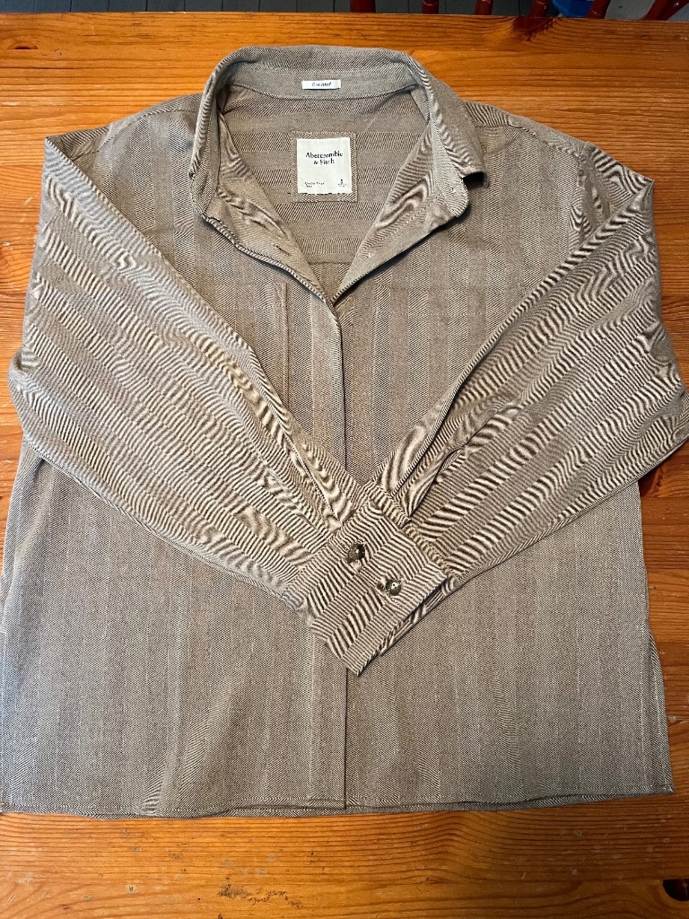 Abercrombie & Fitch Oversized Boyfriend Button Down Shirt (size s)